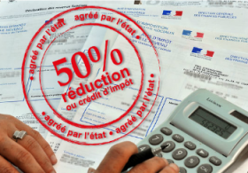 réduction de 50 % grâce à l'état